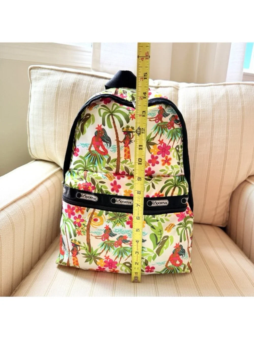 LeSportsac Backpack Sweet Wahine Hawaii Exclusive Limited Edition Hula Girl